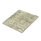 地図オハイオ州およびミシシッピーの鉄道 タイル (側面)