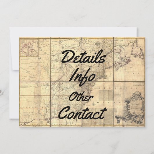 地図カード 招待状 (裏面)