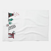 地図タオル キッチンタオル (横)