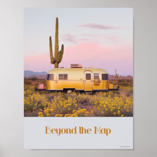 地図ポスターの向こうに ポスター (正面)