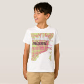 地図マイアミ Tシャツ (正面フル)
