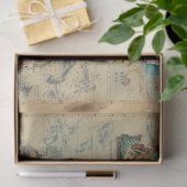 地図上のタコ 薄葉紙 (ギフト)