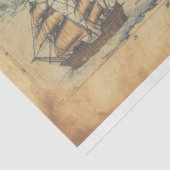 地図上のタコ 薄葉紙 (詳細)