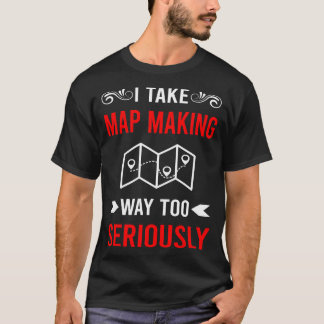 地図作成 地図製作者 地図 カートグラフィー カートグラファー Tシャツ