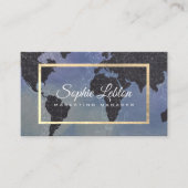 地図国際的 | マーケティング管理者 名刺 (正面)