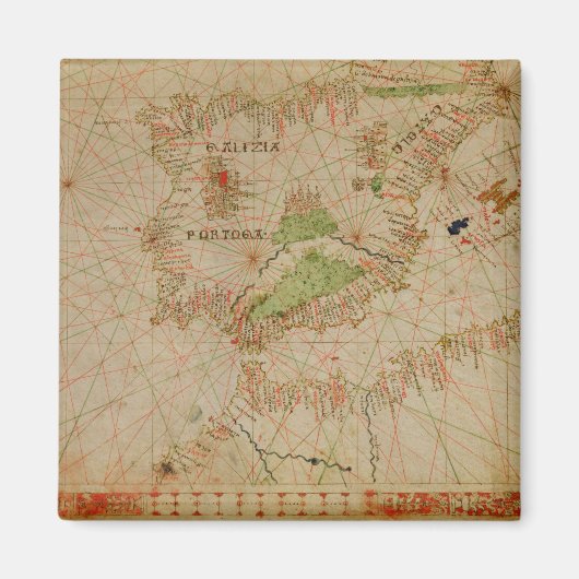 地図帳航海の帳 マグネット (正面)