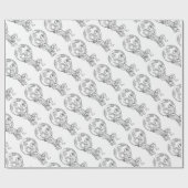 地図書のギリシャ神話のイラストレーション ラッピングペーパー (フラット)