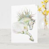 地図書の挨拶状 カード (黄色い花)