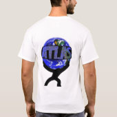 地図書の球のPremiumTワイシャツ Tシャツ (裏面)