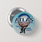 地図書はボタンをすくめています 缶バッジ (正面&裏面)