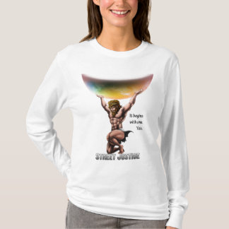 地図書は通りの正義によってすべてを征服します Tシャツ