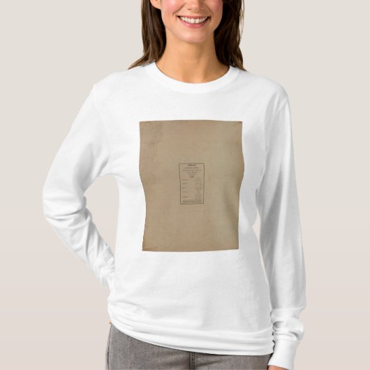 地図書への索引 Tシャツ (正面)