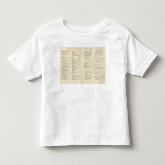 地図書インターナショナル トドラーTシャツ (正面)