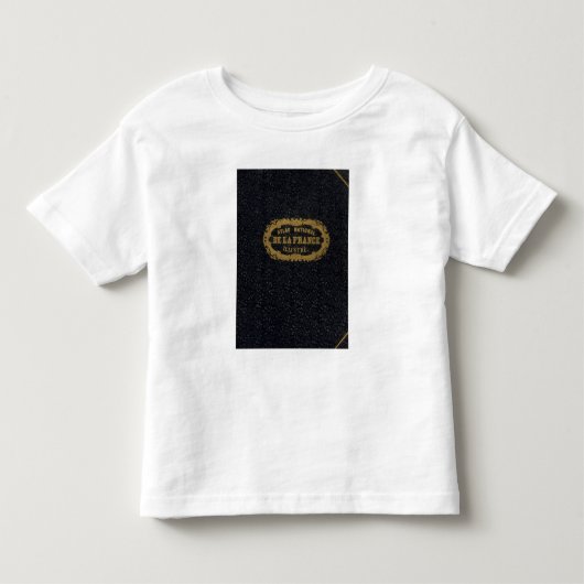 地図書国民Deフランス トドラーTシャツ (正面)
