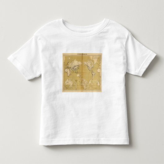 地図書3 トドラーTシャツ (正面)