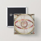 「地図書CoelestisからのPlanisphere、 缶バッジ (正面&裏面)
