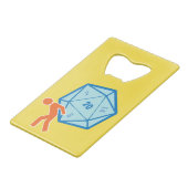 地図書D20 CCの栓抜き クレジットカード栓抜き (正面アングル)