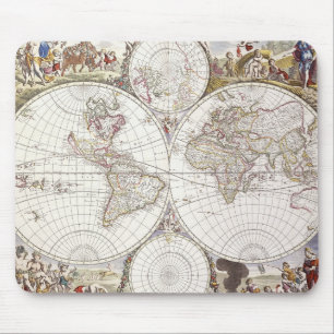 地図書Maiorからの世界地図 マウスパッド