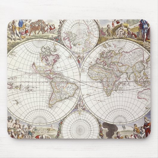 地図書Maiorからの世界地図 マウスパッド (正面)