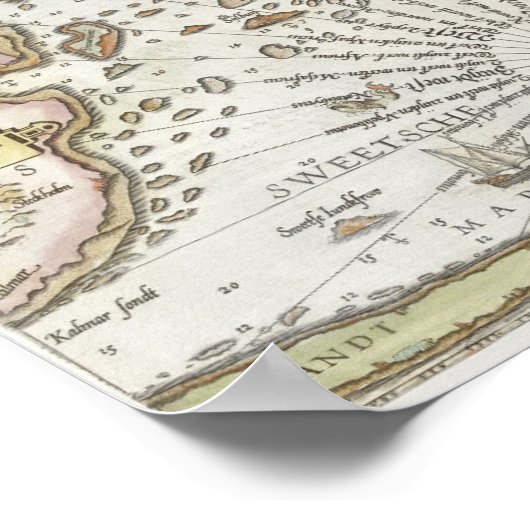 地図航海の ポスター (角)