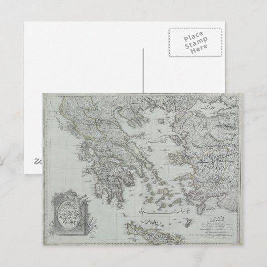 地図航海の ポストカード (正面/裏面)