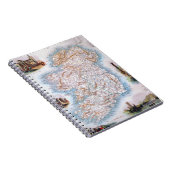 地図: アイルランド1851年 ノートブック (右側)