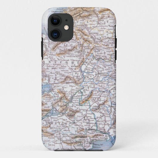 地図: アイルランド1851年 Case-Mate iPhoneケース (裏面)