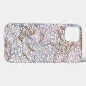 地図:アイルランド、1851年 Case-Mate iPhoneケース (裏面 (横))