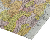 地図: アイルランド、c1890 カッティングボード (角)