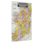 地図: アイルランド、c1890 クリップボード (右)