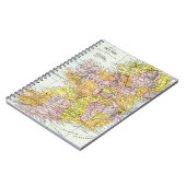 地図: アイルランド、c1890 ノートブック (左側)