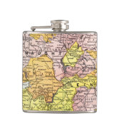 地図: アイルランド、c1890 フラスク (正面)