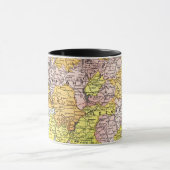 地図: アイルランド、c1890 マグカップ (中央)