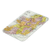 地図：アイルランド、c1890 マグネット (左側)