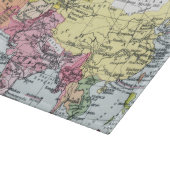 地図: アジアのヨーロッパ カッティングボード (角)