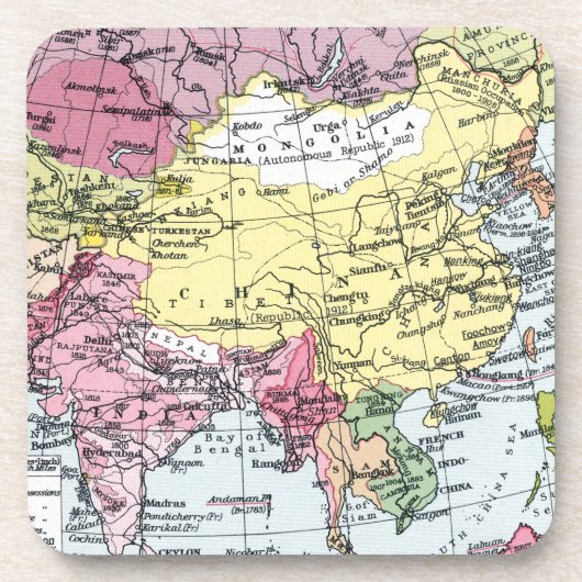 地図: アジアのヨーロッパ コースター (正面)