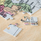 地図: アジアのヨーロッパ ジグソーパズル (側面)