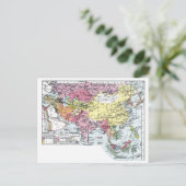 地図:アジアのヨーロッパ ポストカード (スタンド正面)