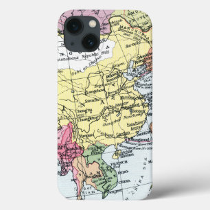 地図: アジアのヨーロッパ iPhone 13ケース