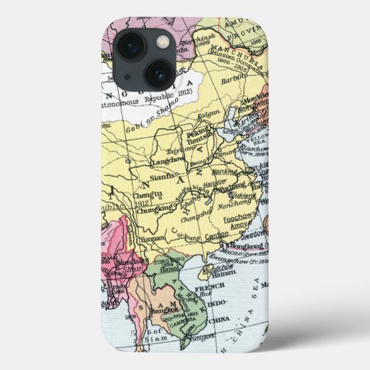 地図: アジアのヨーロッパ Case-Mate iPhoneケース (裏面)