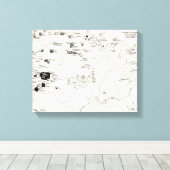 地図：アメリカインディアン2 キャンバスプリント (インサイチュ (ウッドフロア))