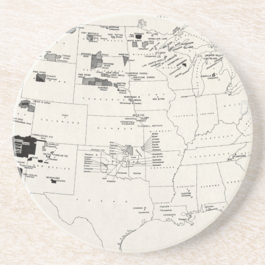 地図: アメリカインディアン2 コースター (正面)