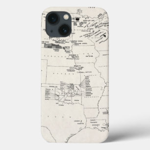 地図: アメリカインディアン2 iPhone 13ケース
