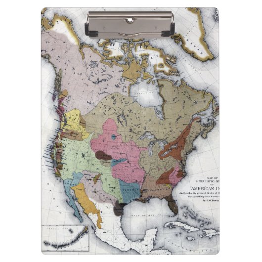 地図: アメリカインディアン3 クリップボード (正面)