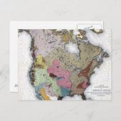 地図:アメリカインディアン3 ポストカード (正面/裏面)
