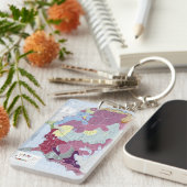 地図: アメリカインディアン キーホルダー (正面右)