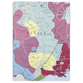 地図: アメリカインディアン クリップボード (裏面)