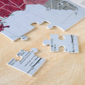 地図: アメリカインディアン ジグソーパズル (側面)