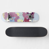 地図: アメリカインディアン スケートボード (横)