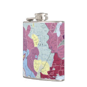 地図: アメリカインディアン フラスク (左)